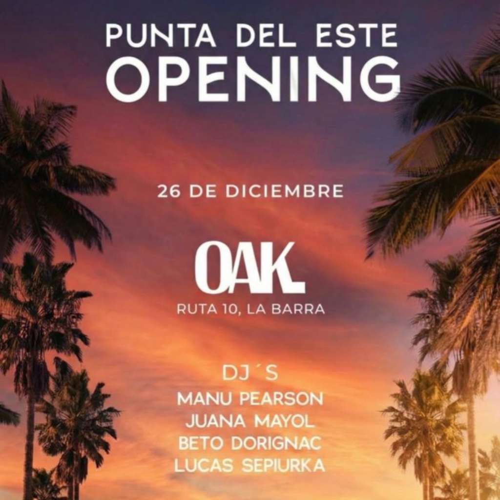 Opening @ OAK 26.12