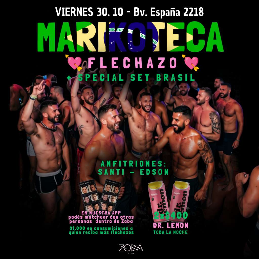 MARIKOTECA FLECHAZO + special set Brasil 