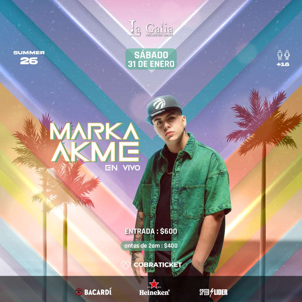 Marka Akme en vivo