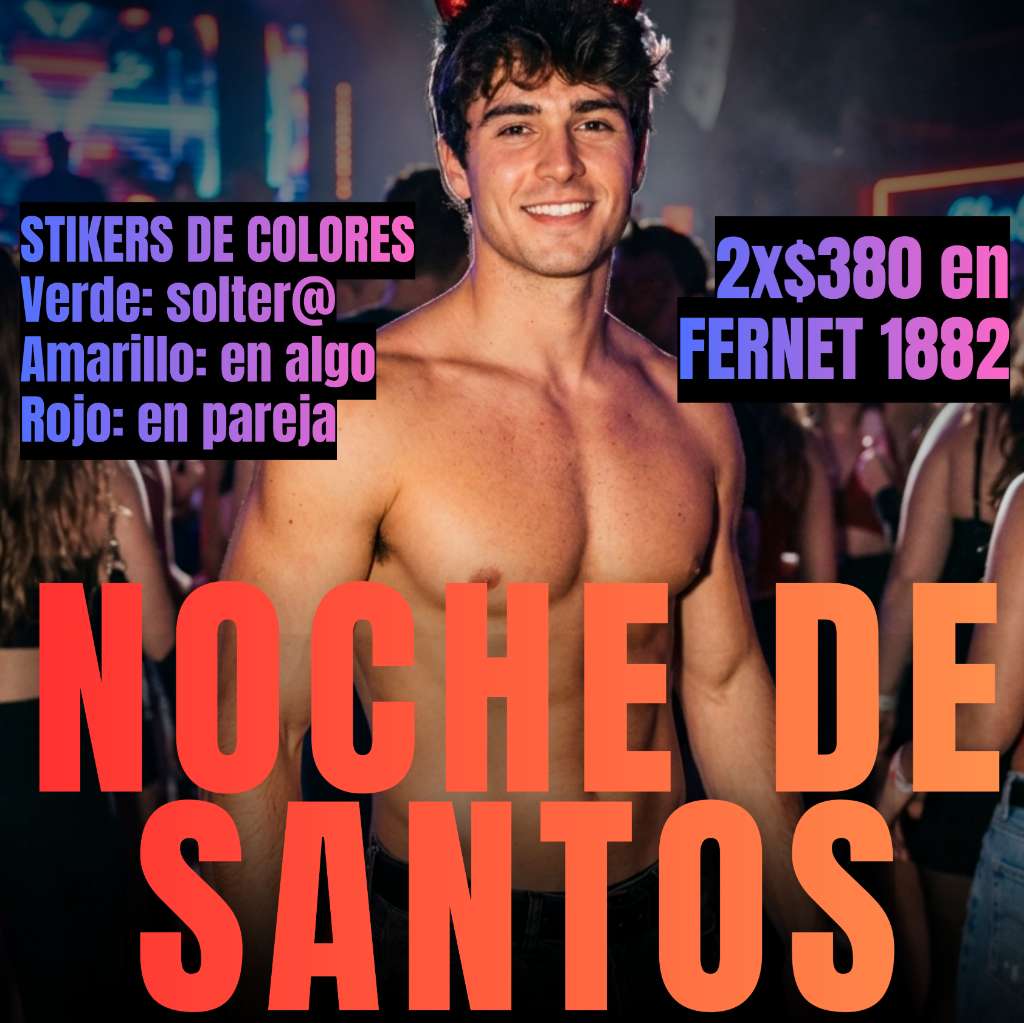 JUEVES 02.04 NOCHE DE SANTOS 