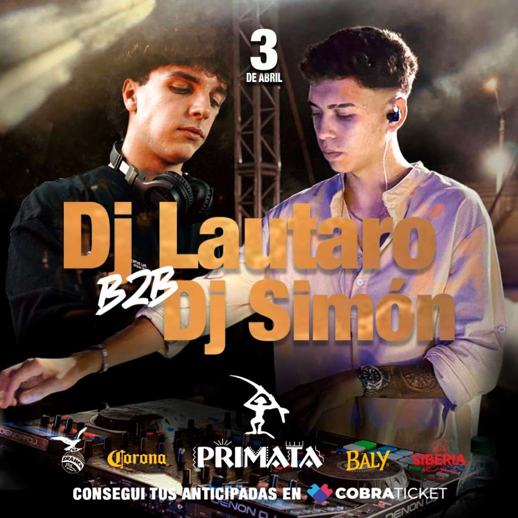Viernes 3.4 - Dj Lautaro b2b Dj Simón