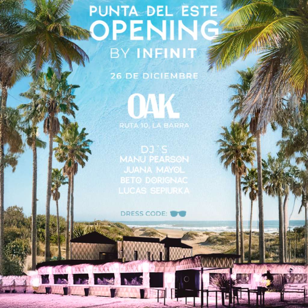 INFINIT Summer Opening @ OAK 26.12