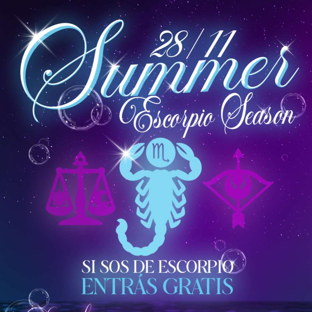 Escorpio season en Summer