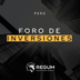 FORO DE INVERSIONES - PERU